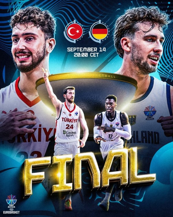 预测一下欧锦赛总决赛  土耳其VS德国的赛果吧！