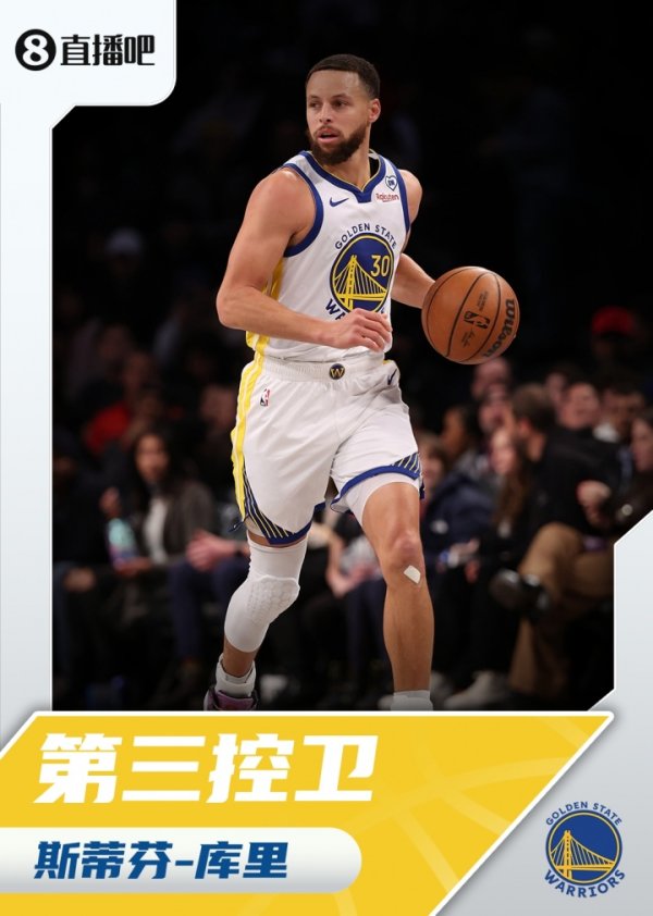 『吧友评选』🌟NBA新赛季第三控卫：斯蒂芬-库里！