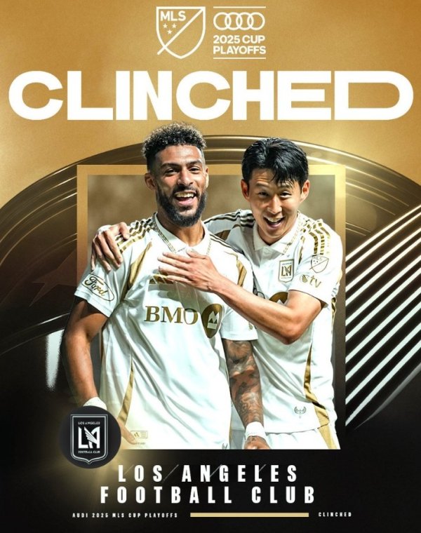 位居西区第四，美职联官方：洛杉矶FC已提前锁定季后赛名额